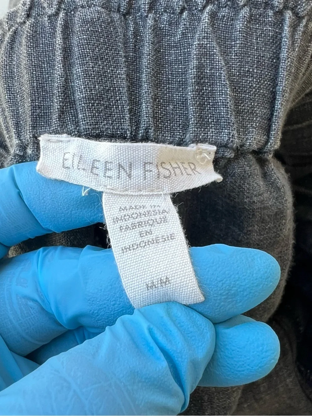Eileen Fisher 100% Organic Linen Pant Women Size M/M